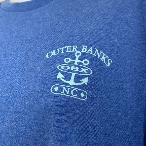 Delta Outer Banks OBX Seahorse T-Shirt  Size M - Picture 4 of 7